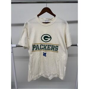 Vintage Single Stitch Salem GreenBay Packers T Shirt White Size L